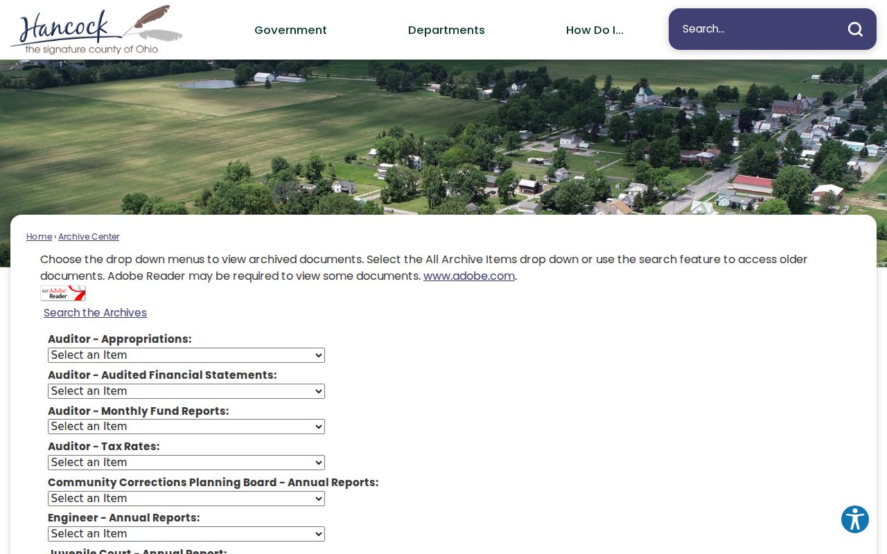 Findlay previous residents Hancock County archived record search